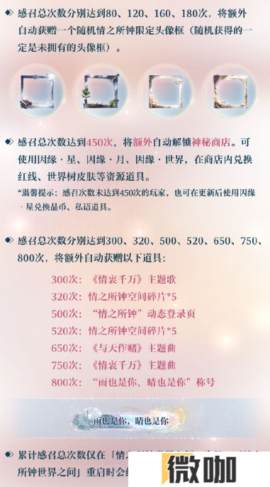 《世界之外》情人节特殊副本“情之所钟”限时开放，系列精彩活动福利同步上线