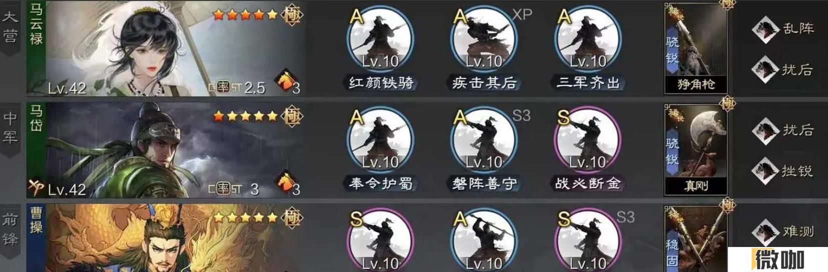 率土之滨马云禄值得培养吗
