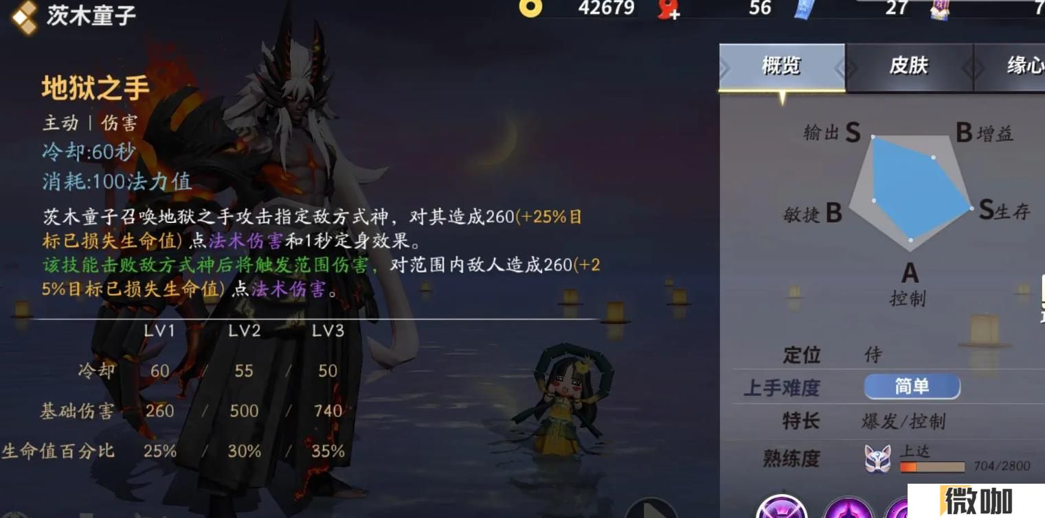 决战平安京茨木童子怎么玩